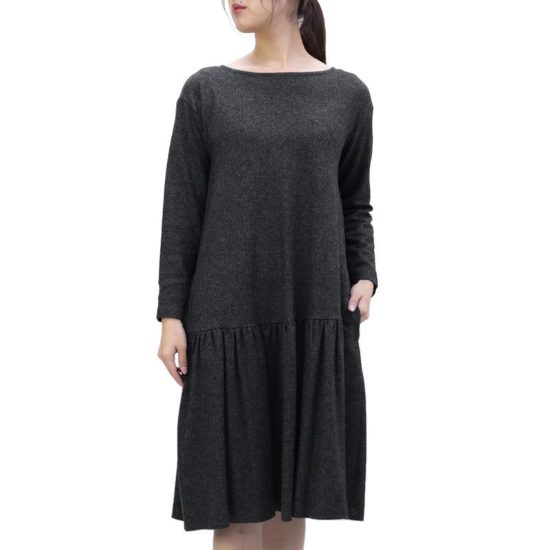 マックスマーラ ウィークエンド Maxmara Weekend 長袖 ワンピース ダークグレー ブラック Muscari Dgl Bk 005 年秋冬 Maxmara Co10 31 Fontana フォンターナ 通販 Yahoo ショッピング