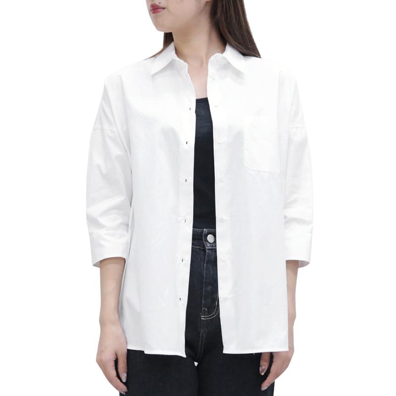 美品 マックスマーラ ウィークエンド レギュラーカラー リネンシャツ ホワイト Max Mara（マックスマーラ） 【並行輸入品】マックスマーラ
