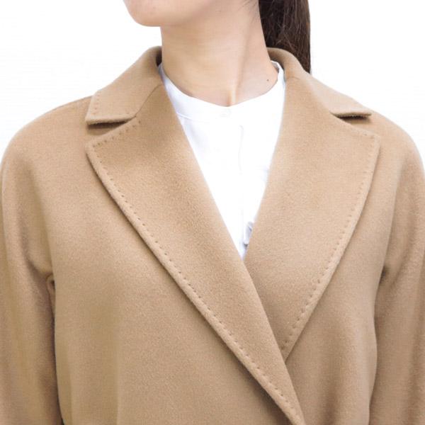 マックスマーラ ステュディオ MaxMara STUDIO ヴァージンウール コート アウター キャメル (SUPERBO 60161429 CAMEL 006) 22AW｜fontana2014｜04