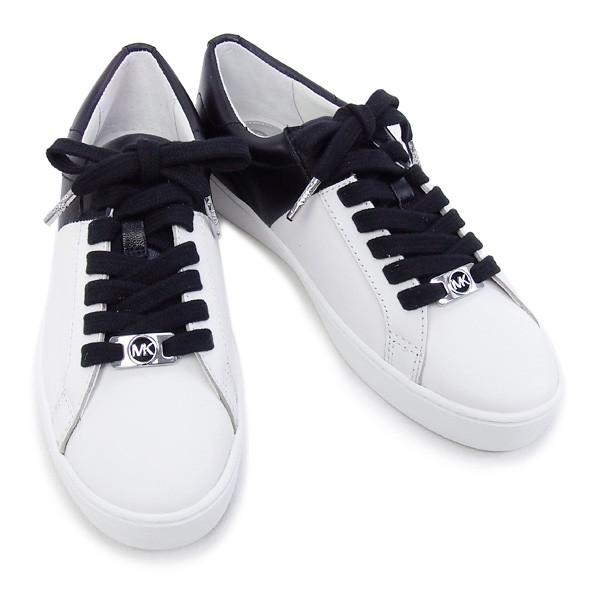 人気スポー新作 スニーカー Up Lace Toby 靴 マイケルコース マイケル Kors Michael Michael ホワイト ブラック Opticwht Blk 43r6tofs1l シューズ