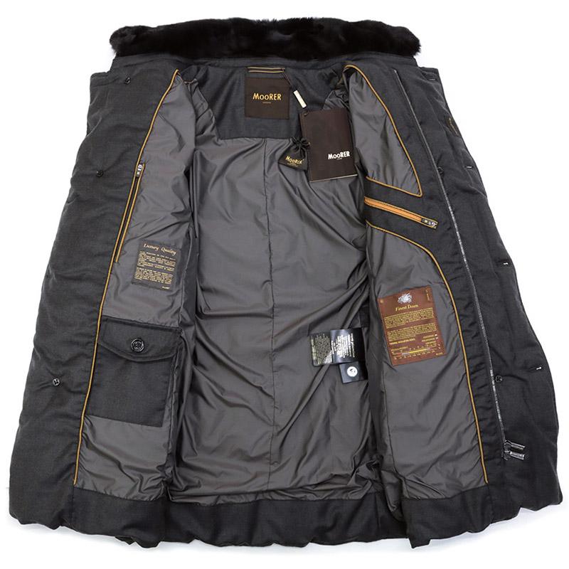 お試し価格 ウール モリス メンズ Moorer ムーレー カシミア 新作 22aw 23aw Brown ブラウン Morris L ダウンジャケット ダブルブレスト アウター ダウンコート サイズ 50サイズ qhema Com