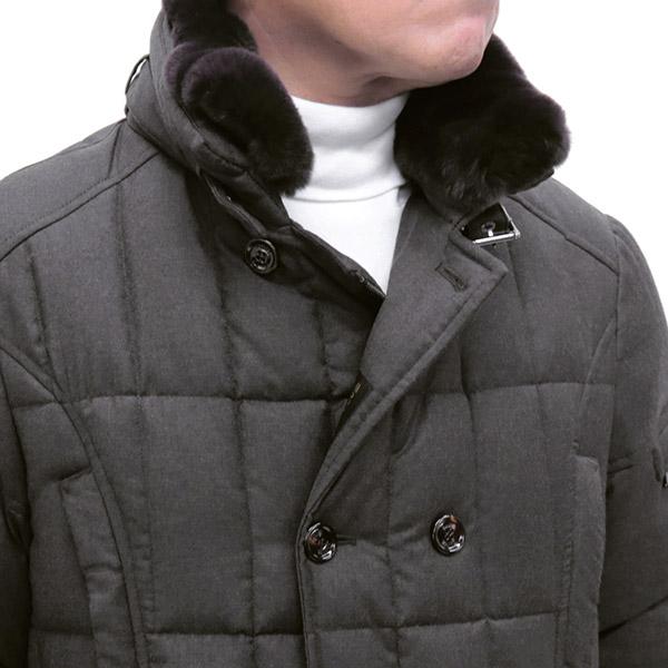 お試し価格 ウール モリス メンズ Moorer ムーレー カシミア 新作 22aw 23aw Brown ブラウン Morris L ダウンジャケット ダブルブレスト アウター ダウンコート サイズ 50サイズ qhema Com
