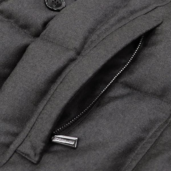 お試し価格 ウール モリス メンズ Moorer ムーレー カシミア 新作 22aw 23aw Brown ブラウン Morris L ダウンジャケット ダブルブレスト アウター ダウンコート サイズ 50サイズ qhema Com