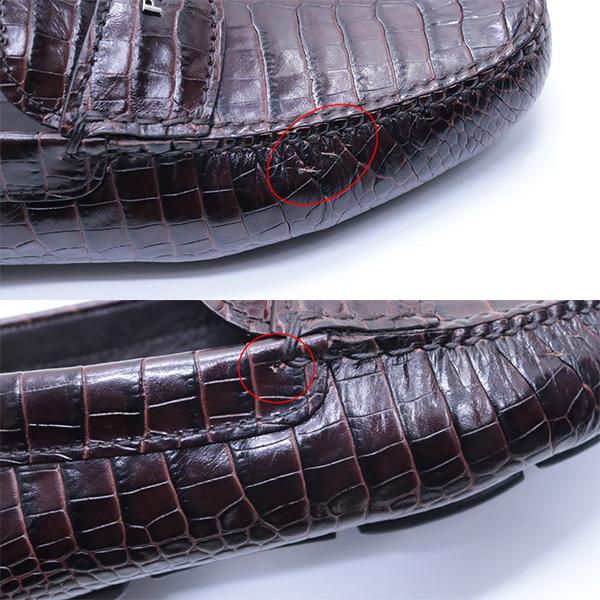 アウトレットセール 訳あり プラダ Prada 靴 メンズ ドライビングシューズ ローファー ダークブラウン 2d2170 Stampa Cocco Bruciato Prada Bus1603 4 Fontana フォンターナ 通販 Yahoo ショッピング