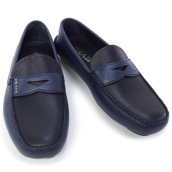 プラダ PRADA 靴 BICOLO ローファー メンズ ドライビングシューズ