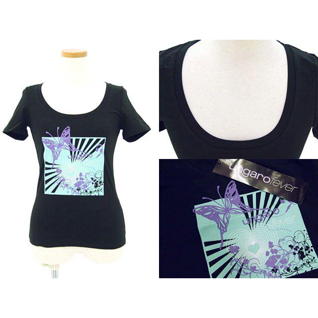 ウンガロ フィーバー(ungaro fever) Tシャツ ブラック (29830V 999 BK  