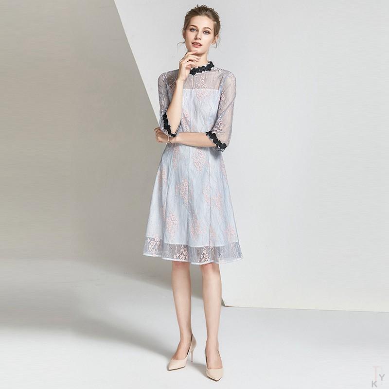 海外正規品 スーツワンピース パーティドレス 発表会 披露宴 Aラインドレス ワンピース 二次会ドレス 七分丈袖 ワンピース 上品 発表会 演奏会 国内最安値 Www Ladislexia Net