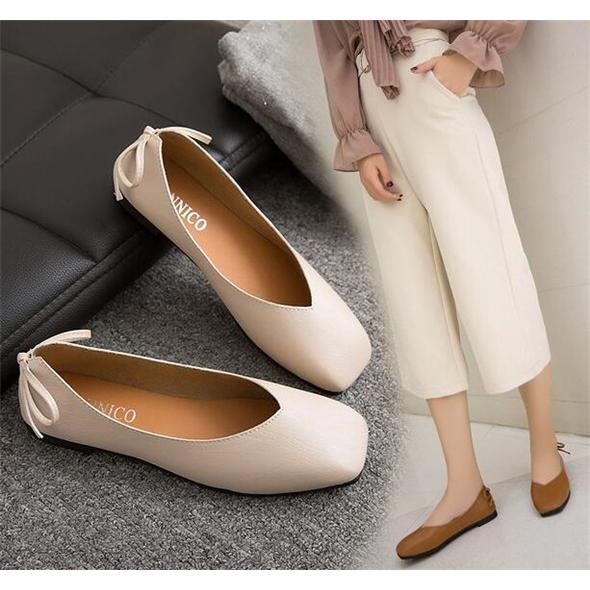 フラットシューズ レディース パンプス シンプル 送料無料 婦人靴 シューズ 痛くない カジュアル 履きやすい 通勤 歩きやすい ぺたんこ ローヒール 母の日 Dh18enr0724 Fontier Tokyo 通販 Yahoo ショッピング