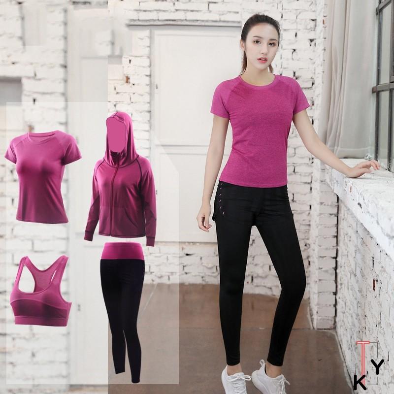 トレーニングウェア レディース ランニングウェア 4点セット 上下 ヨガウェア フィットネス 吸汗速乾 トップス ハーフパンツ レギンス 40代30代 代 Fo19spt12 Fontier Tokyo 通販 Yahoo ショッピング