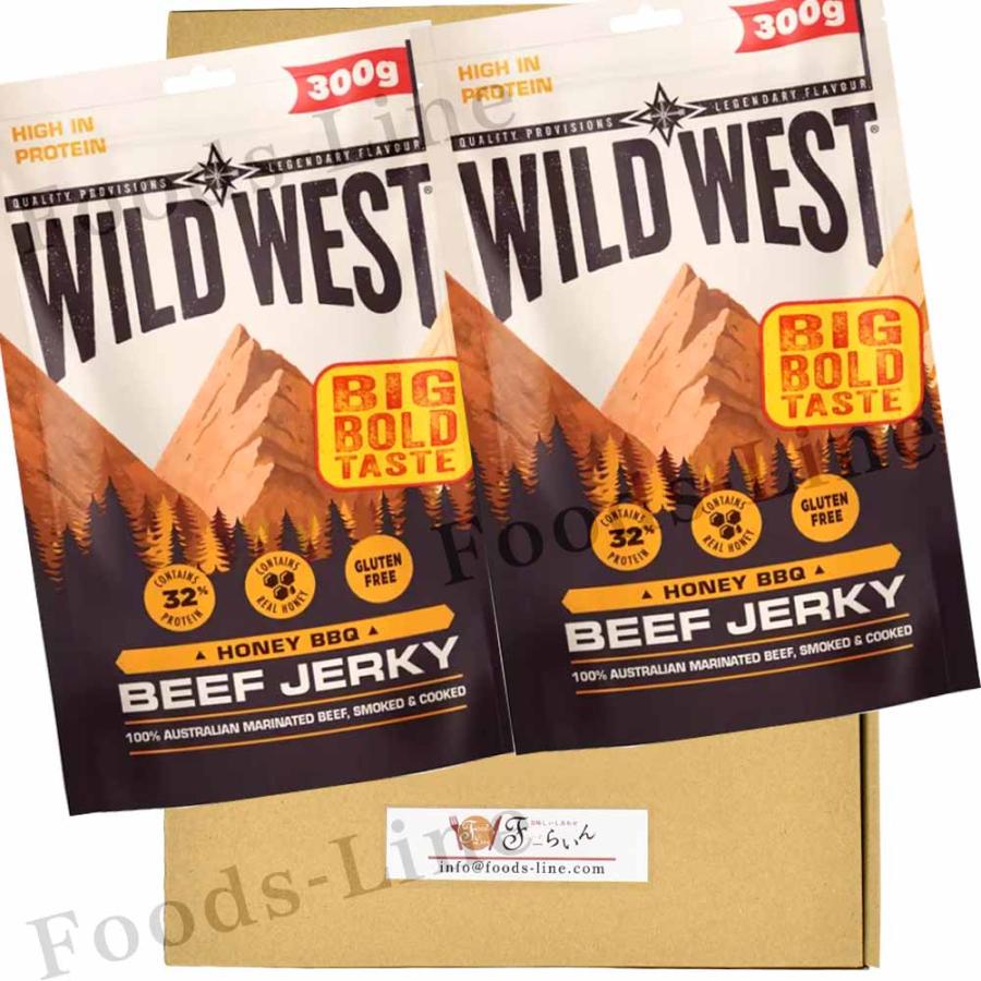ワイルドウエスト ハニー バーベキュー ビーフジャーキー 300g × 2袋 コストコ HONEY BBQ BEEF JERKY