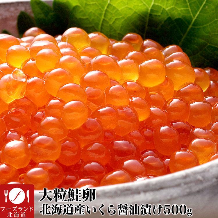 北海道産 シャケ いくら 500ｇ 醤油漬け 鮭 サケ 卵 イクラ丼 海鮮丼 3787 フーズランド北海道 通販 Yahoo ショッピング