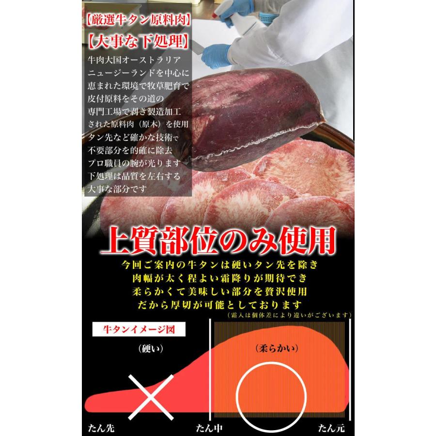 牛タン　薄切り　2mm前後　スライス　味付け無し　500g　簡易袋詰め　焼肉 BBQ バーベキュー　2個以上から注文数に応じオマケ付き｜foodsland｜03