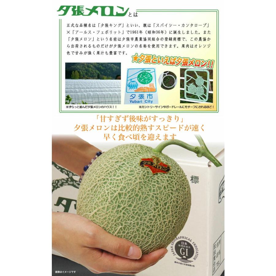 フルーツランド】夕張メロン共撰品秀品2玉 1玉2kg前後(4件分)冷蔵 楽天