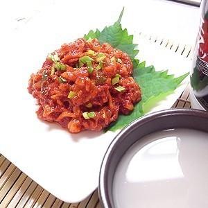 チャンジャ 500g おつまみ 手作りチャンジャ 500g 珍味の王様 激旨 塩辛|foodsup|02