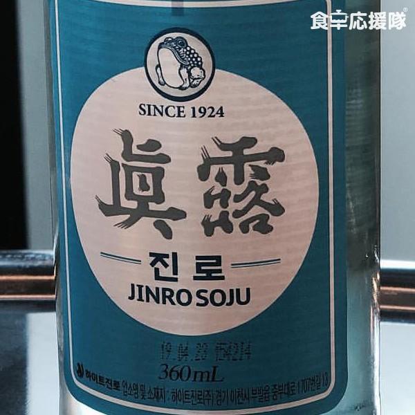 JINRO（眞露） 眞露イズバック 360ml×1本 JINRO IS BACK 韓国焼酎