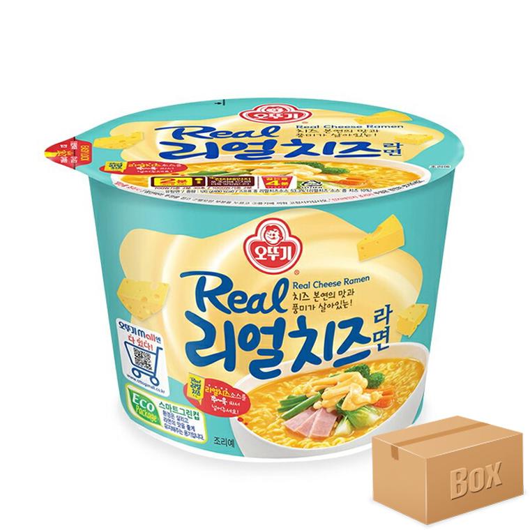 オットギ リアルチーズラーメン カップ麺 120g×12個 / 韓国食品 韓国ラーメン 韓国トレンド インスタント カップ麺 即席料理 濃厚チーズ  韓国グルメ | オットギ