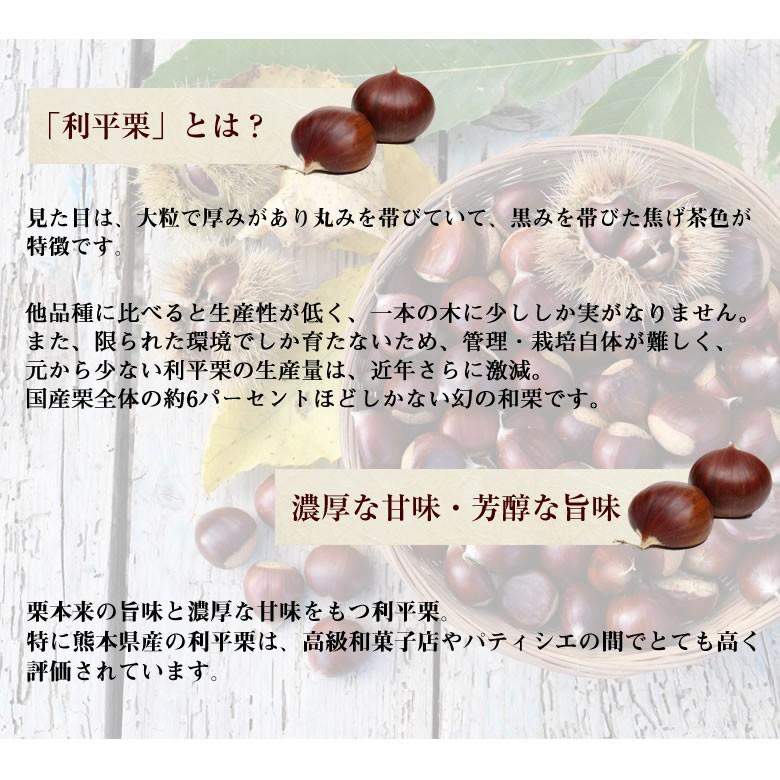 利平栗 栗 送料無料 約1kg L〜2L クール便 2セットで1セットおまけ 3