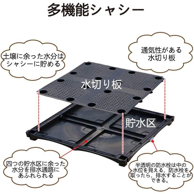 HRS ガーデンボックス 屋外 プランターボックス 大型 組立式 プラスチック製 園芸 鉢植え入れ ベランダ・屋上・庭 (花、植物、野菜) 屋上 植物 ガーデンボックス 屋外 プランターボックス 大型 組立式 プラスチック製 園芸 鉢植え入れ ベランダ 野菜 サイズ