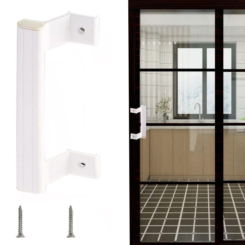 UFURMATEドアハンドルプル、アルミニウム合金スライディングドアハンドルバルコニースライディングガラスドアプルサイドマウントスライディン