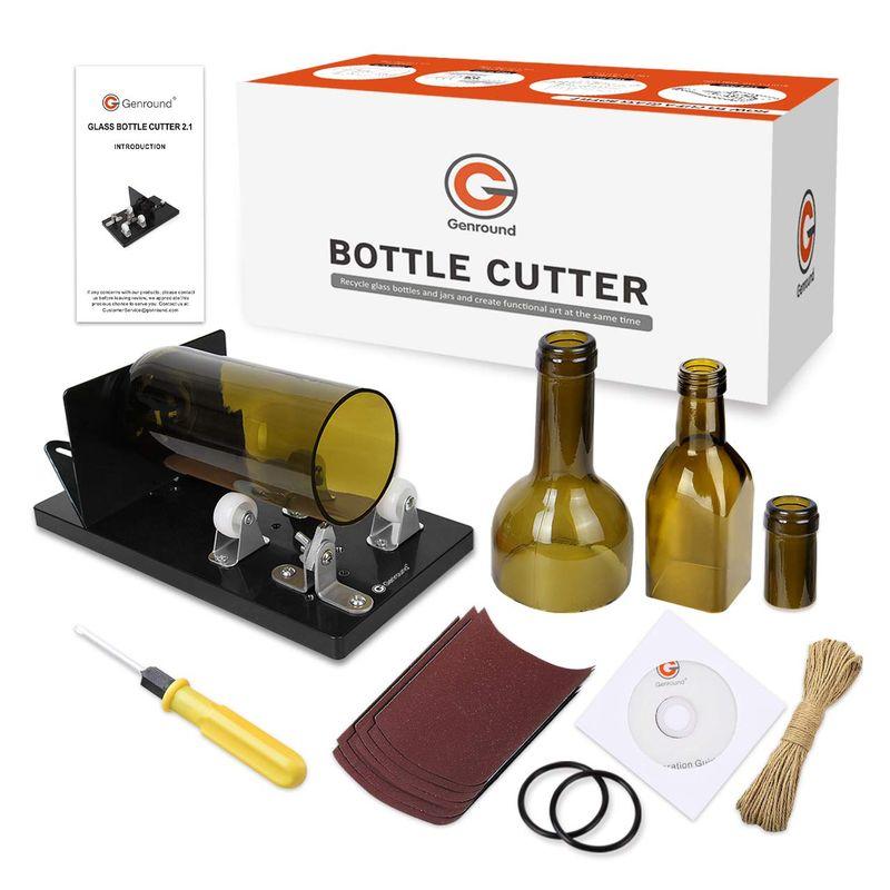 Genround ボトルカッター ガラス ボトル カッター ワインボトルカッター 切断工具 DIY 花瓶 燭台 Bottle Cutting