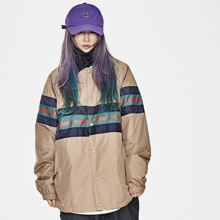 BSRAWF ライン コーチ ジャケット スノーボード ウェア 防水 4カラー