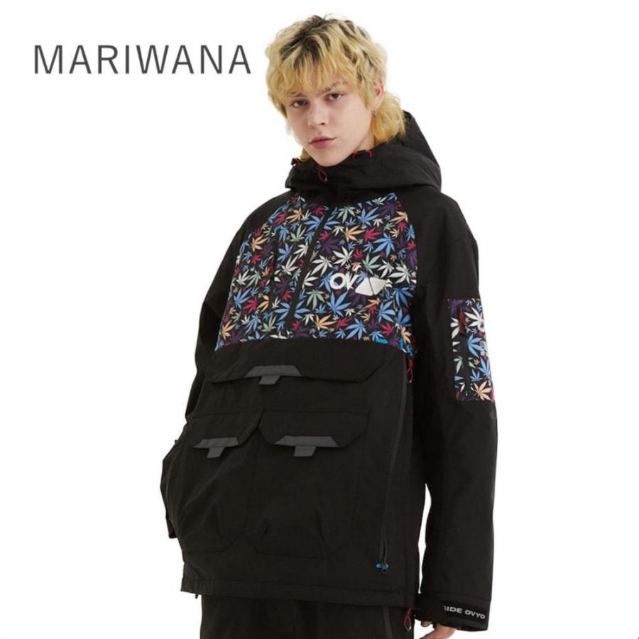 OVYO INTRO PULLOVER JACKET ジャケット アウター ウィンドブレーカー メンズ レディース キッズ パーカ 秋冬 防水 防風 ブランド 2023 保温 黒 