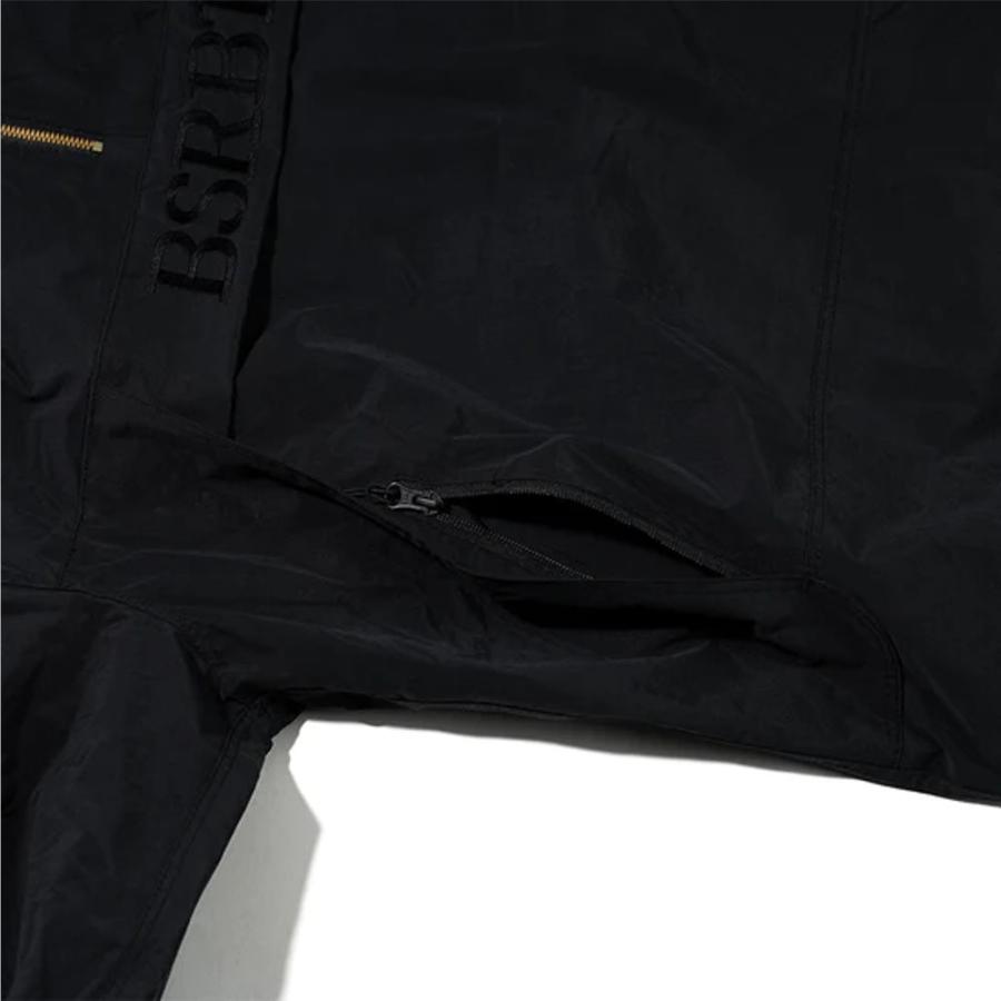 BSRABBIT BSRBT HOODED ANORAK JACKET BLACK スノーボードウェア