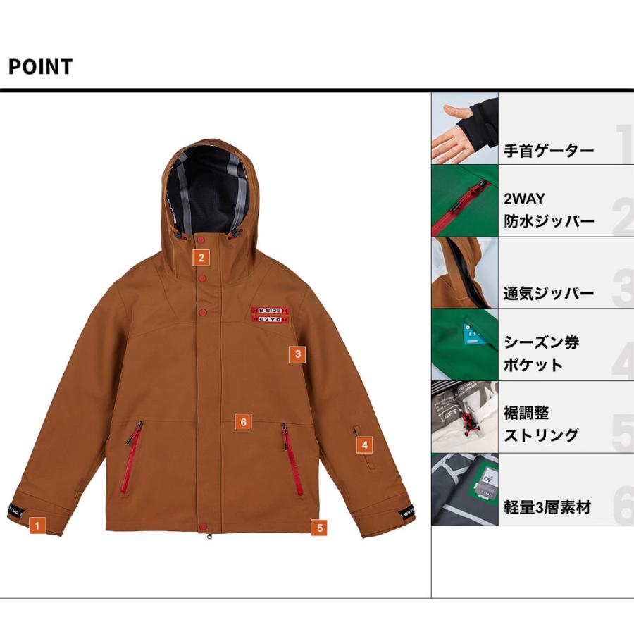 OVYO HEARTWORK 3LAYER JACKET ジャケット アウター ウィンド