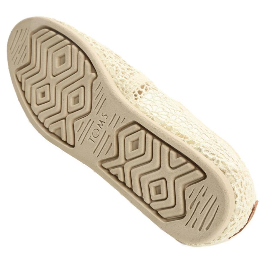 Toms トムズ シューズ Canvas Crochet M キャンバス クロッシェト M スリッポン レディース ウィメンズ カジュアル おしゃれ 2色 送料無料の画像