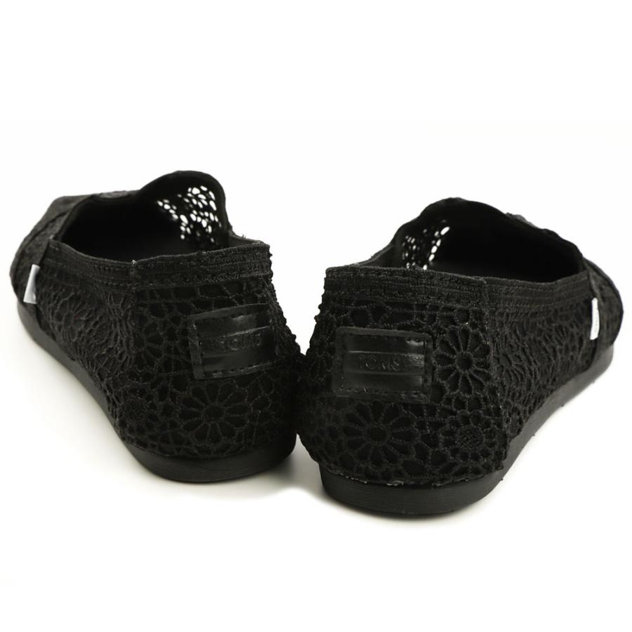 Toms トムズ シューズ Canvas Crochet M キャンバス クロッシェト M スリッポン レディース ウィメンズ カジュアル おしゃれ 2色 送料無料の画像