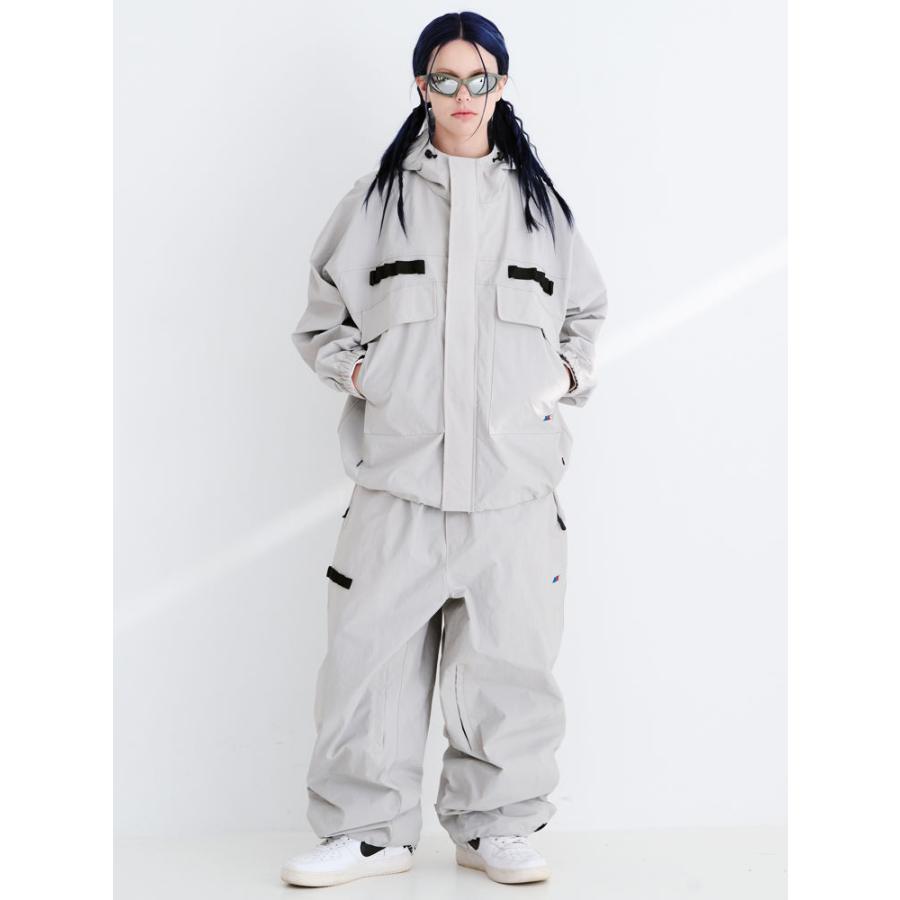 BSRABBIT REFINED HOODED JACKET スノーボードウェア フーディー