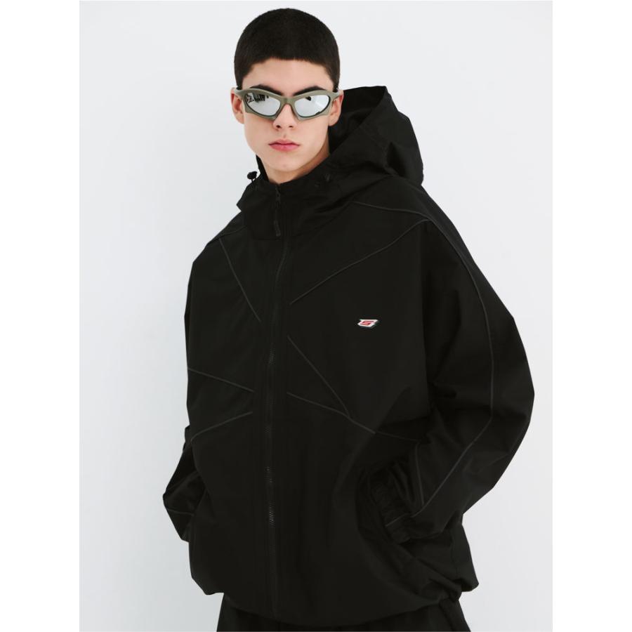 BSRABBIT SPIDERWEB HOODED JACKET スノーボードウェア フーディー