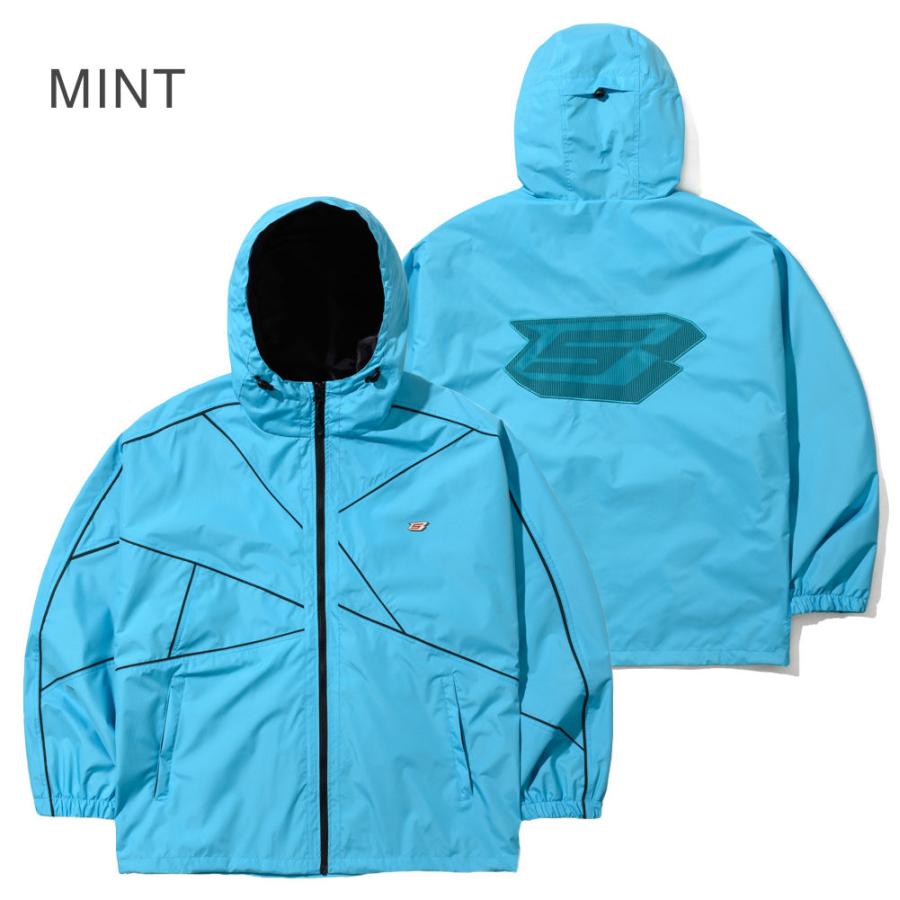 BSRABBIT SPIDERWEB HOODED JACKET スノーボードウェア フーディー