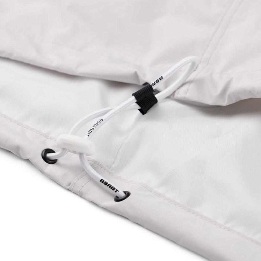 BSRABBIT スノーボードウェア Mサイズ ホワイト スノーボード ウェア ジャケット ユニセックス BSRABBIT