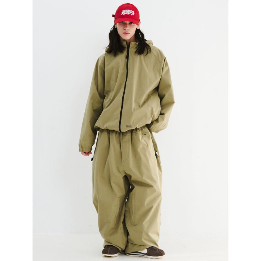 【未使用】タグ付き　BSRABBIT 男女共用　スノーボードウェア　スキーウェア BSRABBIT SOFT PEACH HOODED JACKET スノーボードウェア フーディー