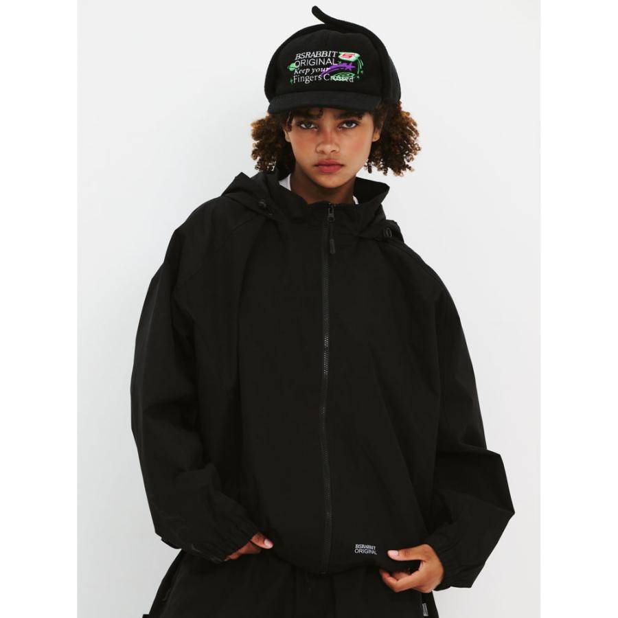 BSRABBIT SOFT PEACH HOODED JACKET スノーボードウェア フーディー