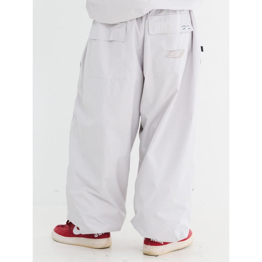 BSRABBIT 【XL】 スノーボードウェア パンツ BSRABBIT SPIDERWEB SUPER WIDE JOGGER PANTS スノーボードウェア
