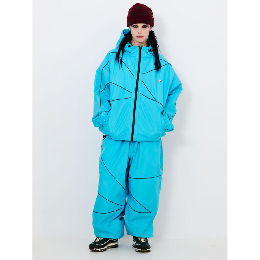 BSRABBIT SPIDERWEB SUPER WIDE JOGGER PANTS スノーボードウェア