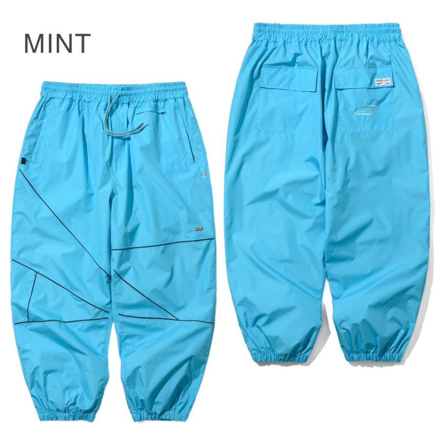 BSRABBIT SPIDERWEB SUPER WIDE JOGGER PANTS スノーボードウェア