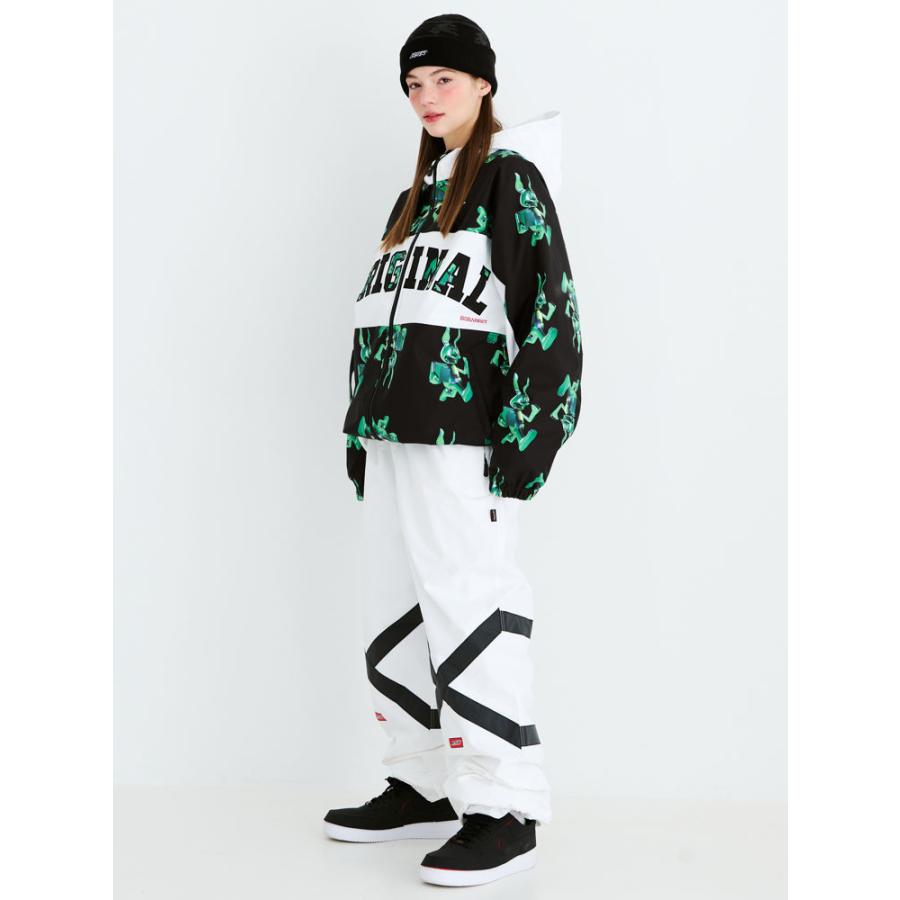 BSRABBIT ORIGINAL POT-X REFLECTIVE WIDE JOGGER PANTS スノーボード
