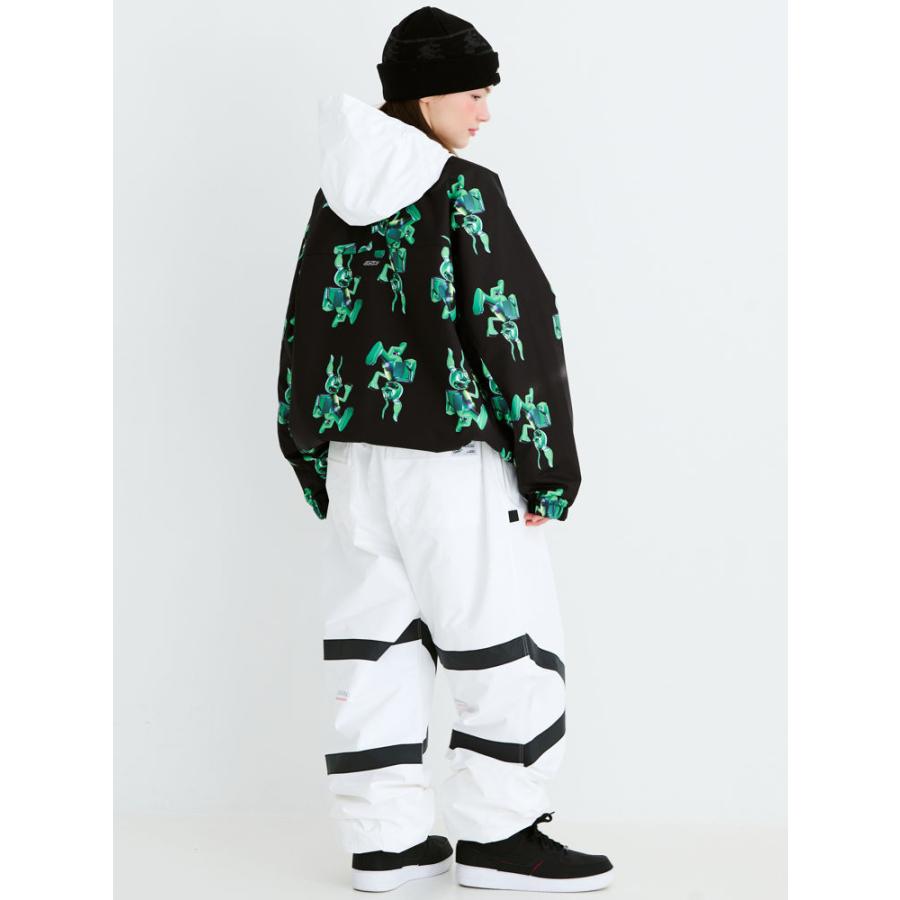 BSRABBIT ORIGINAL POT-X REFLECTIVE WIDE JOGGER PANTS スノーボード