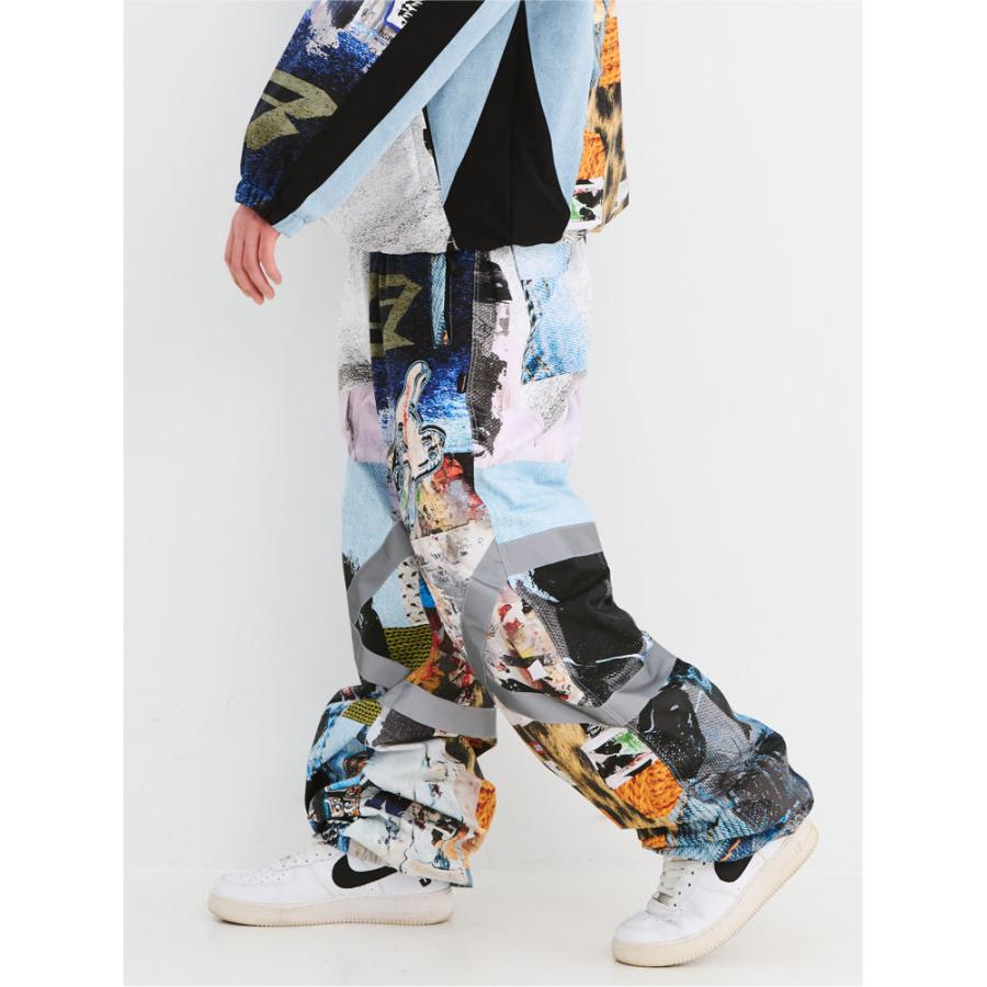 BsRabbit ウェア ワイドジョガーパンツ BSRABBIT ORIGINAL POT-X REFLECTIVE WIDE JOGGER PANTS