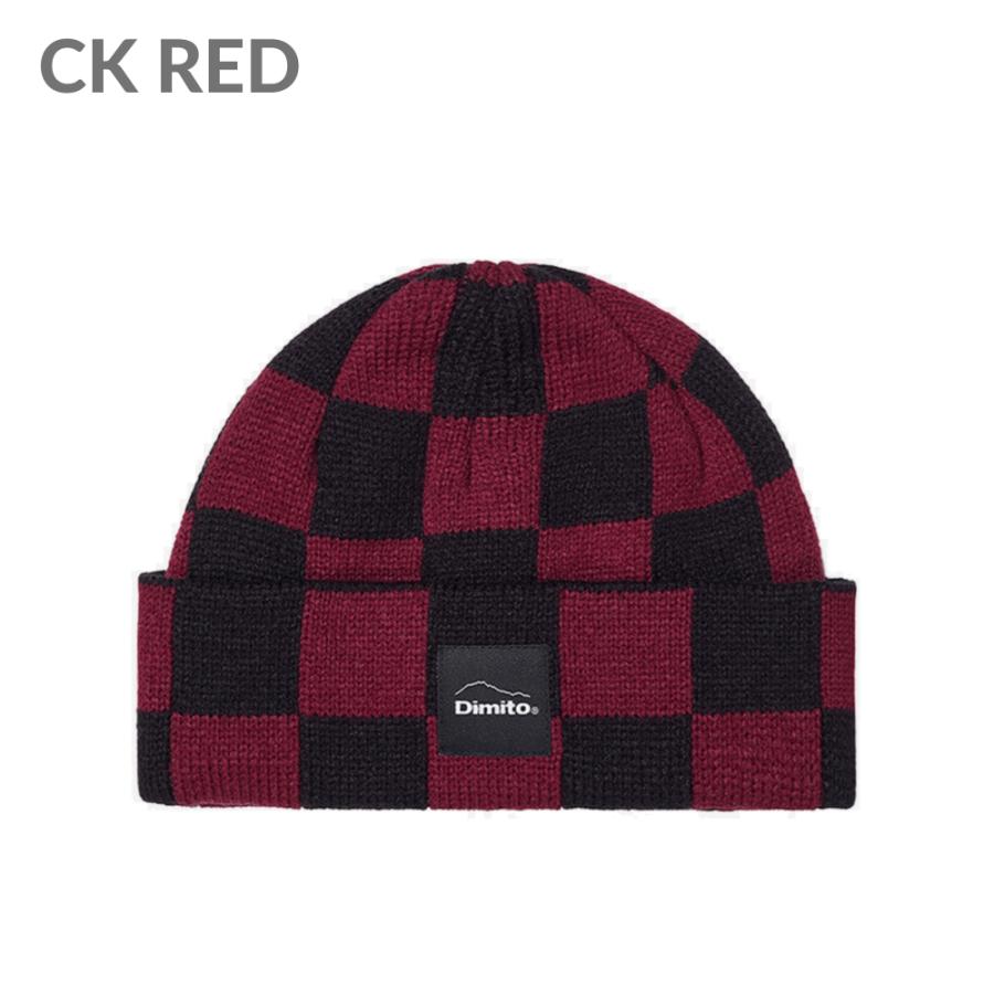 DIMITO（ディミト） DIMITO CHECKER KNIT BEANIE ニット帽 キャップ
