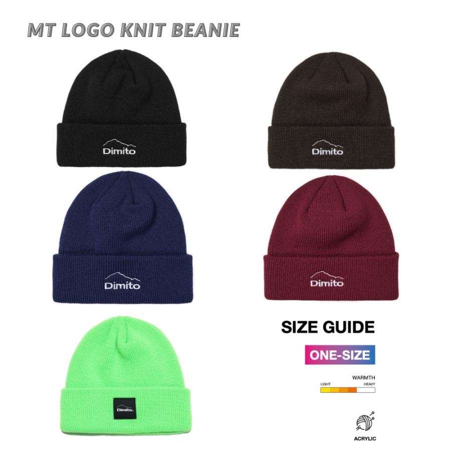 DIMITO（ディミト） DIMITO MT LOGO KNIT BEANIE ニット帽 キャップ