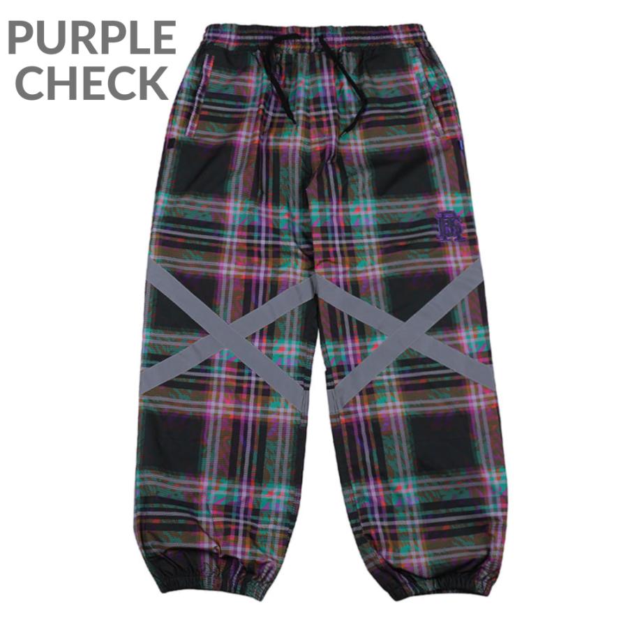 BSRABBIT POT-X REFLECTIVE JOGGER PANTS ボトムス メンズ レディース キッズ 柄 ジョガー パンツ ズボン スポーツ スノボ 防水 色 ゆったり サイズ 黒の画像
