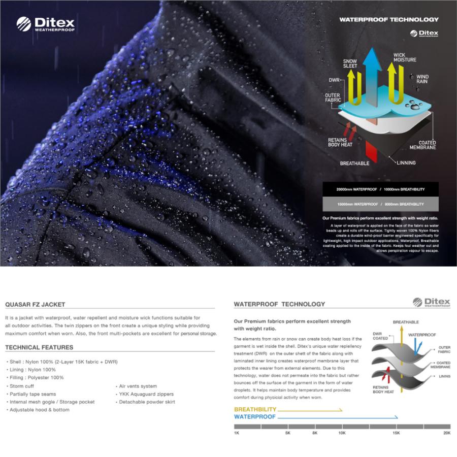 DIMITO QUASAR FZ JACKET ジャケット ライトアウター メンズ
