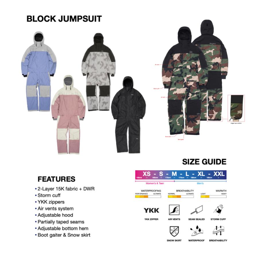 DIMITO BLOCK JUMPSUIT 防水 ジャンプスーツ メンズ レディース キッズ 防寒 つなぎ オールインワン スノボ 秋冬 スポーツ アウトドア ブランド 送料無料 防水 スポーツ
