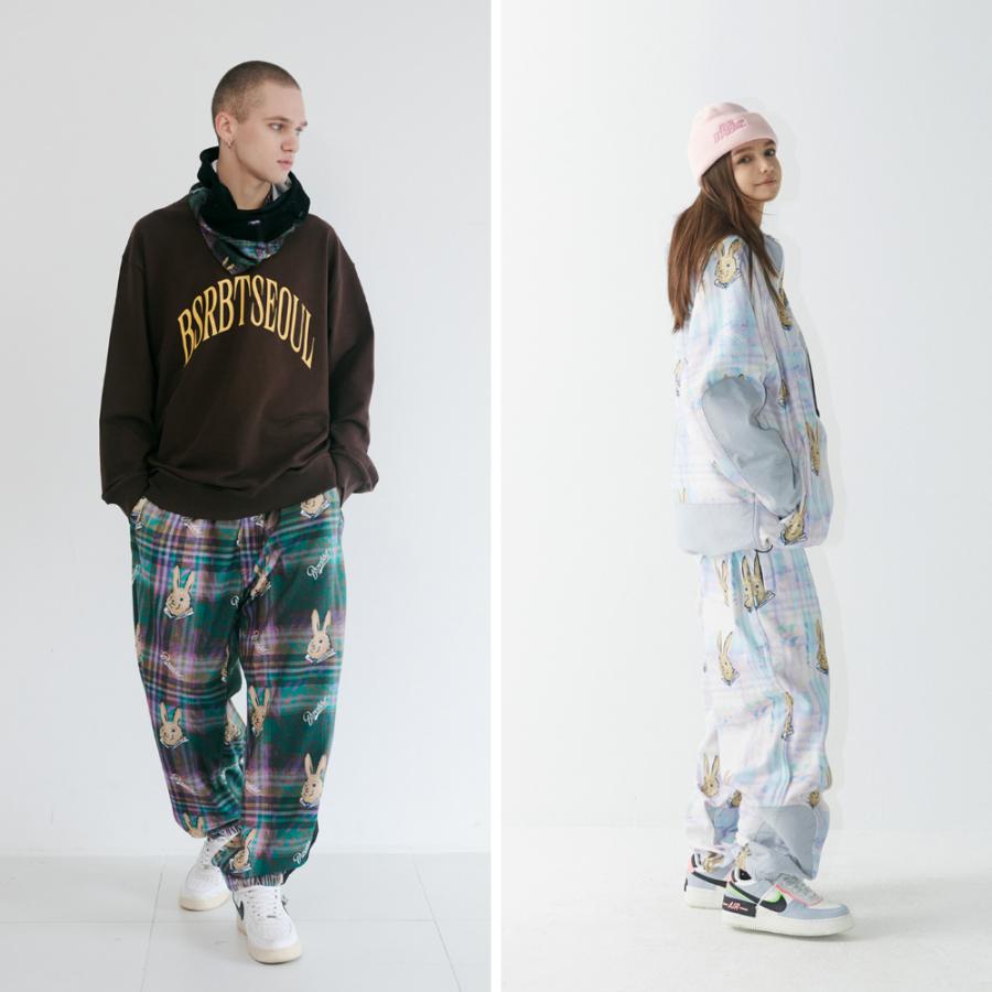BSRABBIT ROYAL FLEECE JOGGER PANTS ビーエスラビット ボトムス