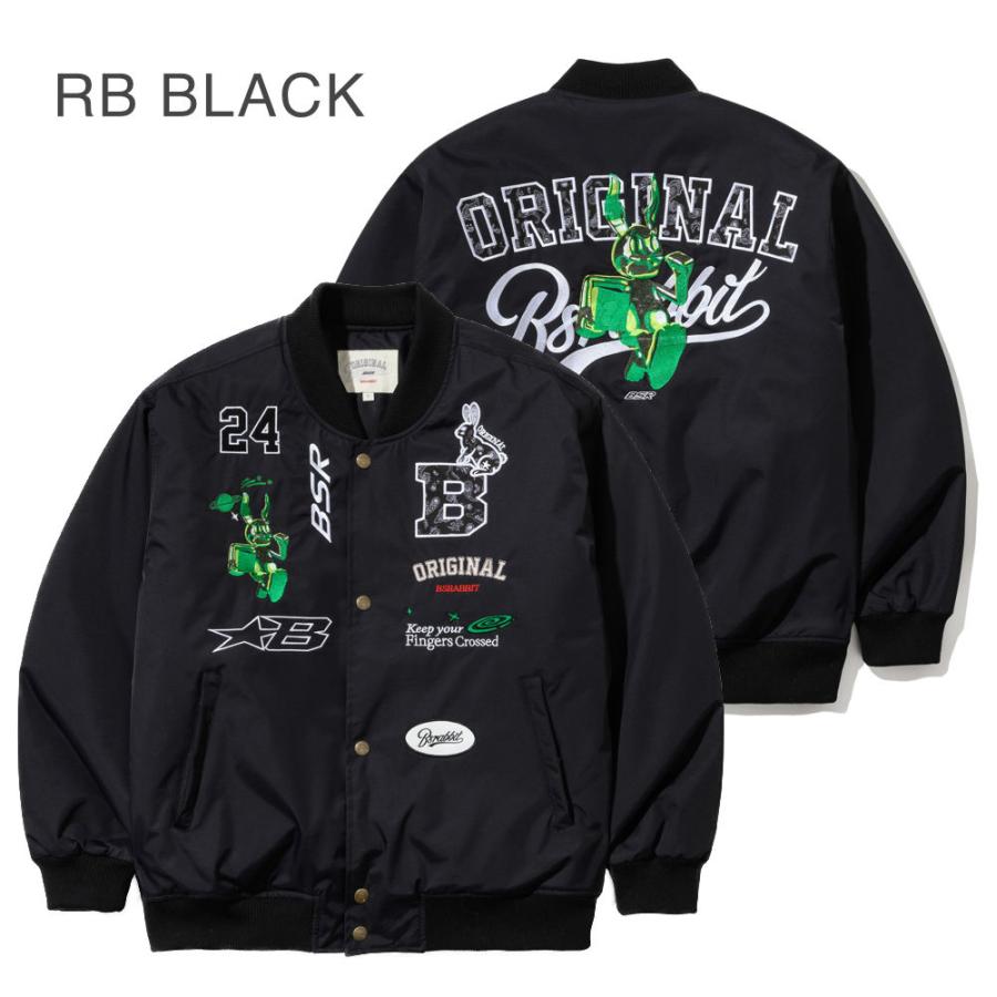 BSRABBIT TRIPPY RB & STAR B VARSITY JACKET ジャケット BSRABBIT TRIPPY RB & STAR B VARSITY JACKET ジャケット