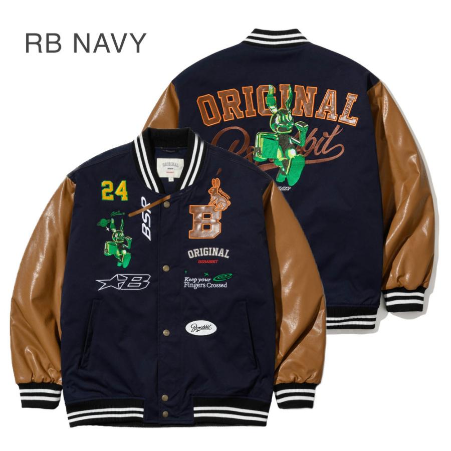 BSRABBIT TRIPPY RB & STAR B VARSITY JACKET ジャケット BSRABBIT TRIPPY RB & STAR B VARSITY JACKET ジャケット